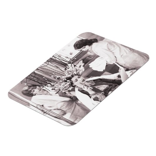 Retro Fun Hair Salon Magnet (Linke Seite)