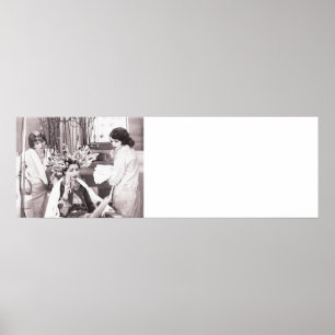 Retro Fun Hair Salon Poster