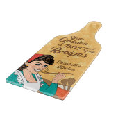 Retro Fun Rezept Küche Schneidebrett (Ecke)