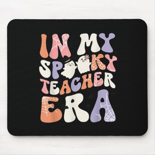 Retro Fun Teacher Halloween Niedlich in meinem Spo Mousepad (Vorne)