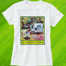 Retro Fun und Vintager Vibe Camper Trailer T-Shirt