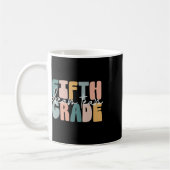 Retro-Fünfte-Klasse-Dream-Team-Groovy-Lehrer Byck Kaffeetasse (Links)
