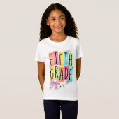 Retro fünfte Klasse T-Shirt (Vorne ganz)