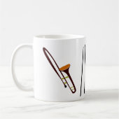 Retro-Fünfziger-Jahre-Posaune Kaffeetasse (Links)