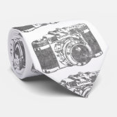 Retro Fünfzigerjahre Kamera Krawatte (Gerollt)