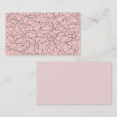 Retro Fünfzigerjahre moderne Visitenkarte (Vorne/Hinten)