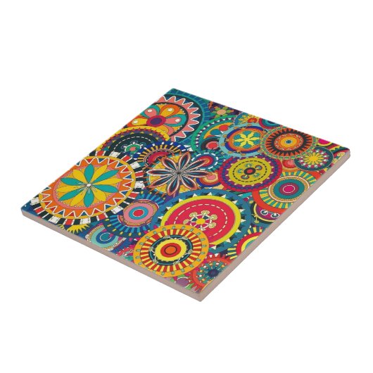 Retro-Funk Fliese (Seite)