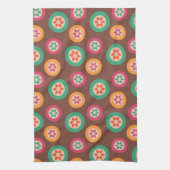 Retro Funky 70er Muster Geschirrtuch (Vertikal)