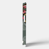 Retro Funky Art Abstract Flower Power Phone Case (Rückseite / Rechts)