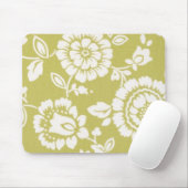 Retro funky Blumen-Mauspad Mousepad (Mit Mouse)