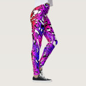 Retro Funky Bright Colors Pop Art Leggings (Rechts)