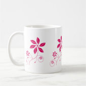 Retro - Funky Flower Beverage-Tasse Kaffeetasse (Links)
