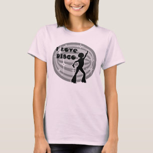 Retro FUNKY Hippie Dance Party der 70er Jahre DISC T-Shirt