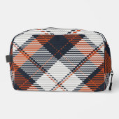 Retro Funky Kariert Mens Travel Waschbeutel (Vorderseite)