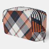 Retro Funky Kariert Mens Travel Waschbeutel (Rechte Ecke)