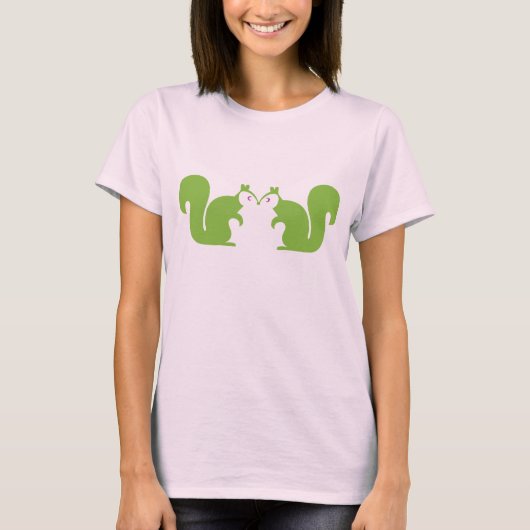 Retro Funky Squirrel Chipmunk Shirt (Vorderseite)