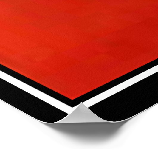 Retro funky Vintage Poster (Ecke)