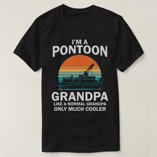 Retro Funny Boating Vathday T-Shirt (Design vorne)