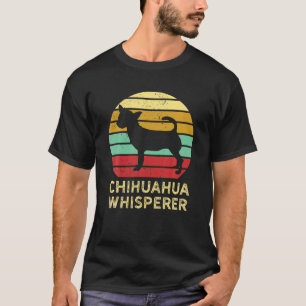 Retro Funny Chihuahua Mama Gift Chiwawa Mama Niedl T-Shirt