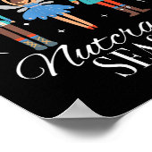 Retro Funny Christmas Holiday Sorry Can't Nutcrack Poster (Ecke)