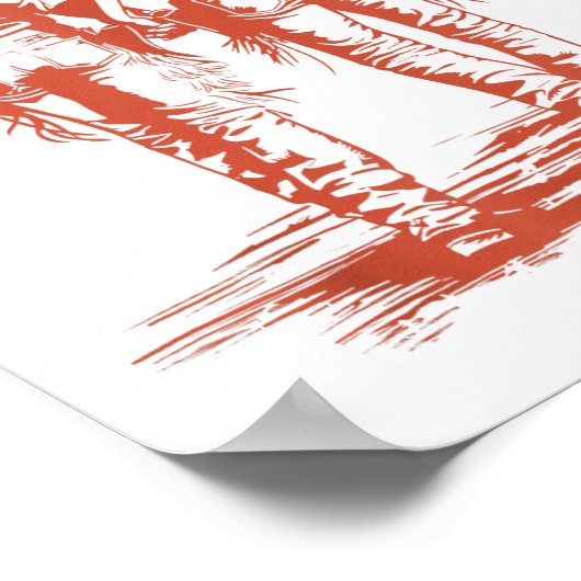 Retro Funny Cowboy Gay Trans Rights Lgbt Pride  Poster (Ecke)