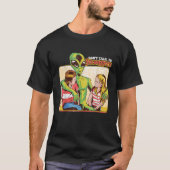 Retro Funny Dont spricht mit Strangers Alien 80er T-Shirt (Vorderseite)