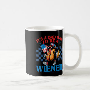 Retro Funny es ein schlechter Tag, um eine Dackel Kaffeetasse