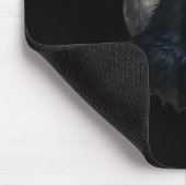 Retro Funny F Caw F Crow and Bird Moon Mousepad (Ecke)