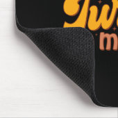 Retro Funny Fall Herbst Erntedank Niedlicher Vortr Mousepad (Ecke)