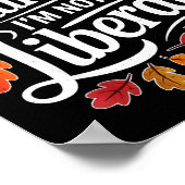 Retro Funny Fall Thanksgiving I’m Thankful I’m Not Poster (Ecke)