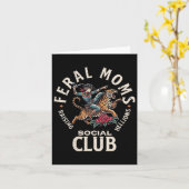 Retro Funny Ferry Mamas Splash & Spa Tamaro Karte (Gelbe Blume)