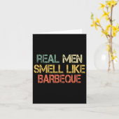 Retro Funny Grillen Grilling Men riecht wie Byrbe Karte (Gelbe Blume)