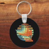 Retro Funny Gymnastic Men Acrobatic Sports Lover Schlüsselanhänger (Vorderseite)