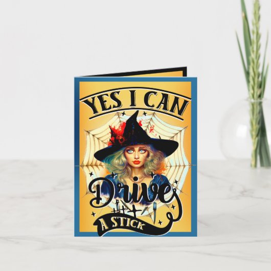 Retro Funny Halloween Cards Dankeskarte (Vorderseite)