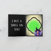 Retro Funny Halloween Cards Dankeskarte (Innenseite)