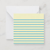 Retro Funny Halloween Cards Mitteilungskarte (Rückseite)