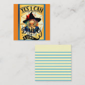 Retro Funny Halloween Cards Mitteilungskarte (Vorne/Hinten)