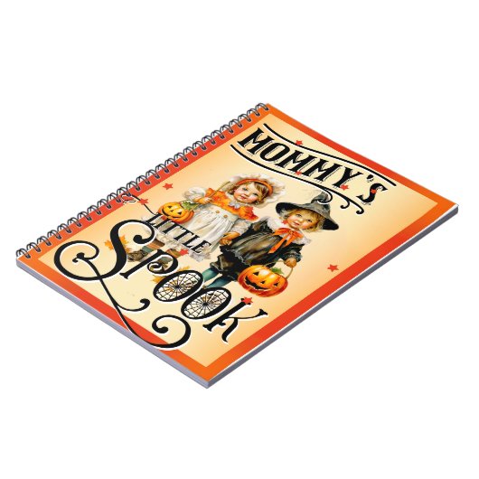 Retro Funny Halloween Notizblock (Linke Seite)