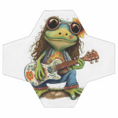 Retro Funny Hippie Frog Weber Glass Piano Fußball (Flach)