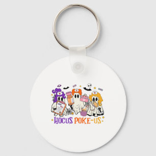 Retro Funny Hocus Poke-us Spooky Nurind Halloween Schlüsselanhänger