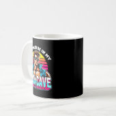 Retro Funny Id Rather Be In My Goon Cave Quote Man Kaffeetasse (Vorderseite Links)