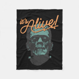 Retro Funny It's Alive Frankenstein Monster Spooky Fleecedecke