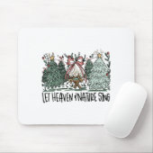 Retro Funny Let Heaven And Nature Sing Nes Tree Ch Mousepad (Mit Mouse)
