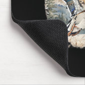 Retro Funny Mallard Duck Waterfowl Hunting Cozy Se Mousepad (Ecke)