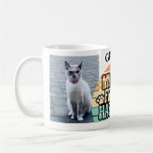 Retro Funny mein bester Freund hat Paws Pet 2 Foto Kaffeetasse (Links)