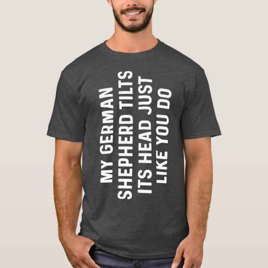 Retro Funny mein deutsches Shepard Pet ilts it Men T-Shirt (Vorderseite)