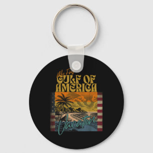 Retro Funny mein erster Golf von Amerika Urlaub Schlüsselanhänger