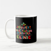 Retro Funny Nurse Jolliest Bunch Of Healthcare Wor Kaffeetasse (Links)