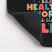 Retro Funny Nurse Jolliest Bunch Of Healthcare Wor Mousepad (Ecke)