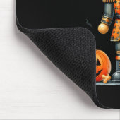 Retro Funny Nutcracker And Pumkins Hallothanksmas Mousepad (Ecke)